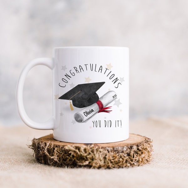 Personalised Graduation Mug, Graduation Gift