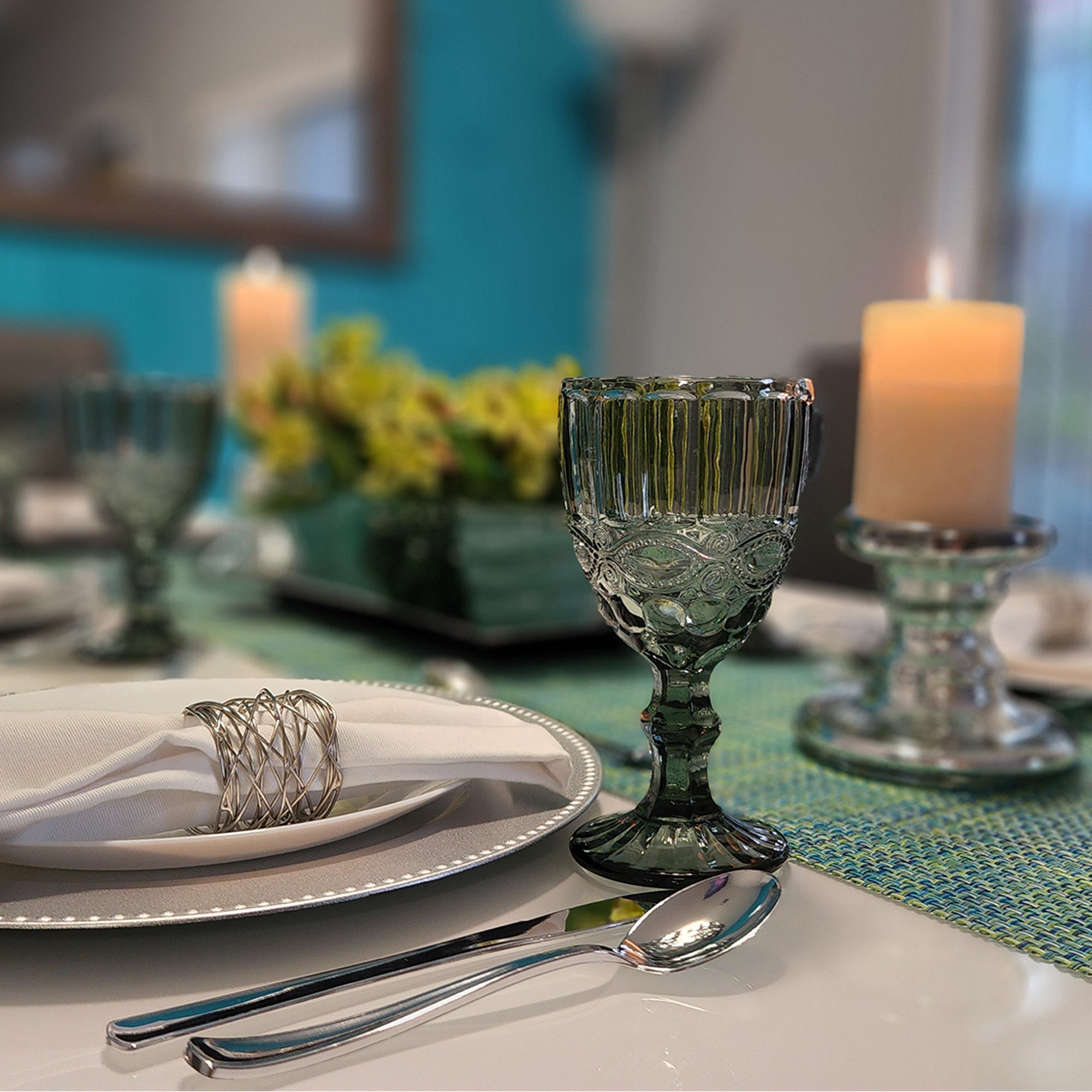 Colored Steml Wine Glasses Set Of 6-17 Oz Hand-Blown Crystal Colored Glassware With No Stem Multicolor Glassware For Lovers Wedding Birthday Mother's - View #5