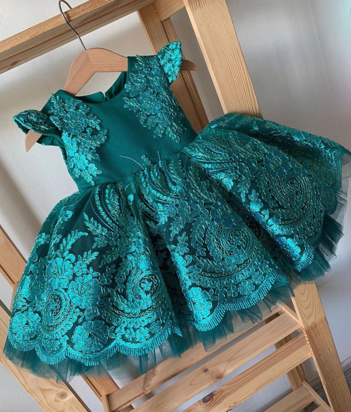 Lace dress for girls flower girl dress birthday dress for | Etsy