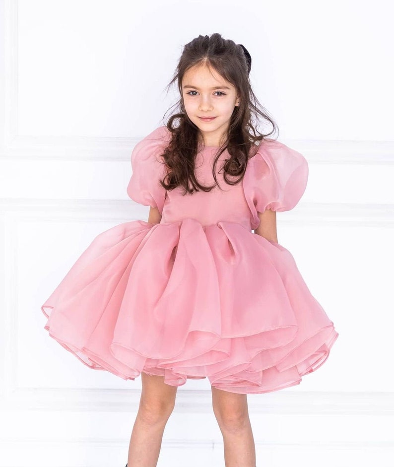 Organza Cute Dress Baby Doll Dress Mini Dress for Girls Etsy