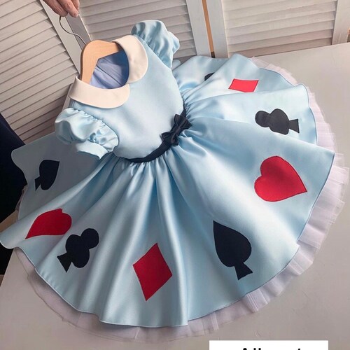 Alice Dress . Baby Girl Dress. Alice Wonderland Birthday Etsy