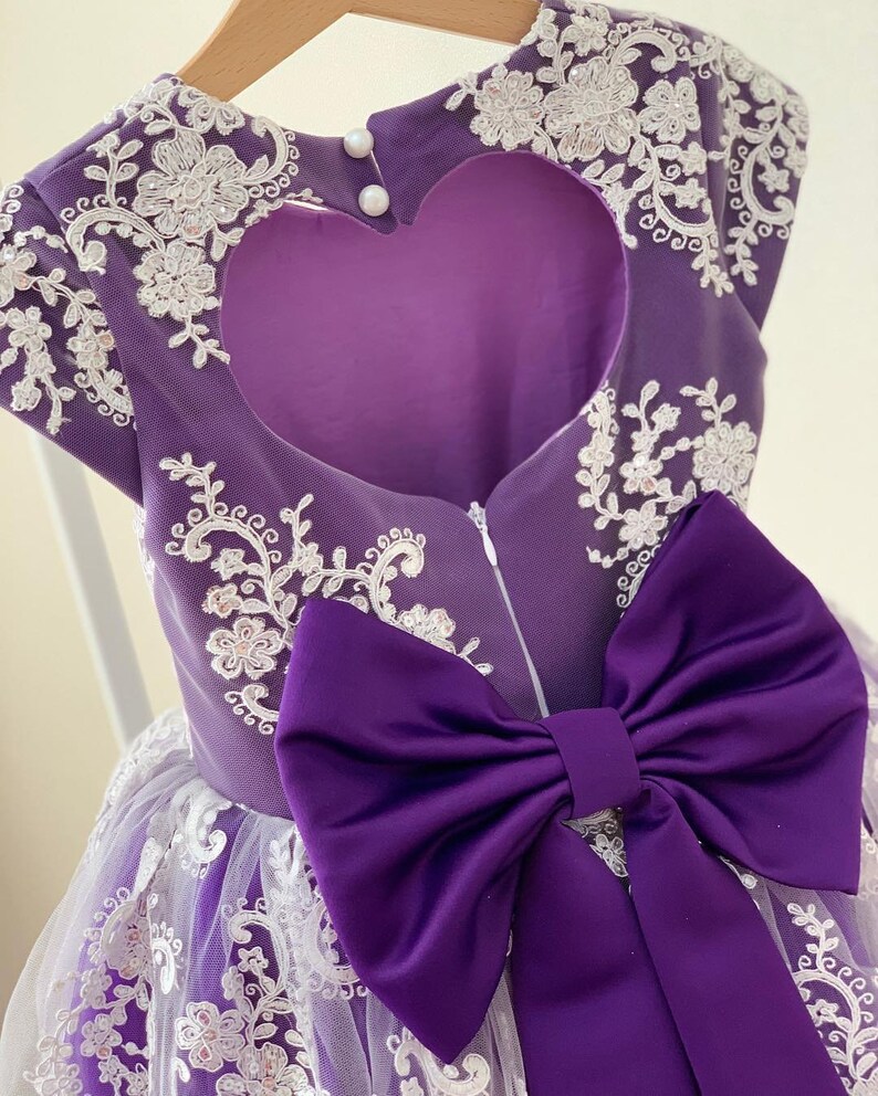 Lace dress for girls flower girl dress birthday dress for Etsy