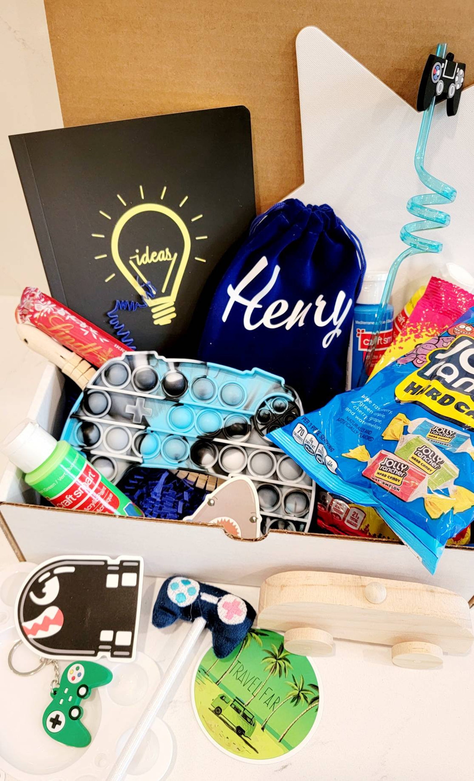 Boys Gift Boxes Gamer Gift Box Arts and Crafts Birthday - Etsy