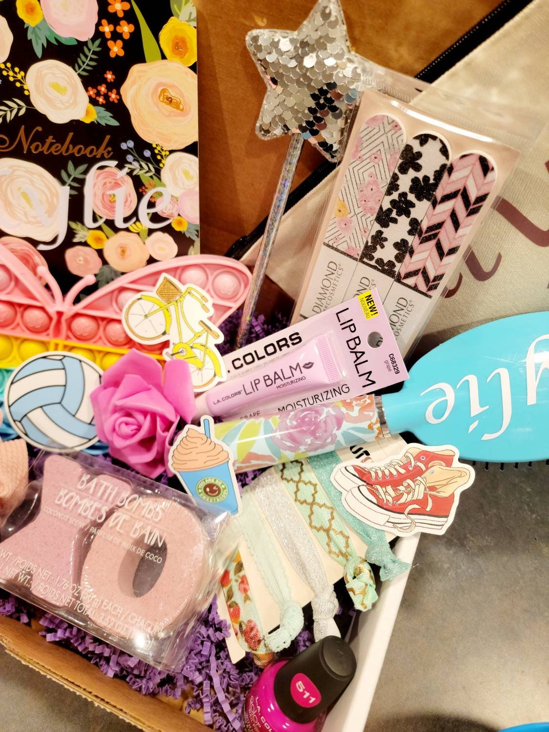 Personalized Girls Gift Boxes Glam Beauty Boxes Gift Boxes Etsy