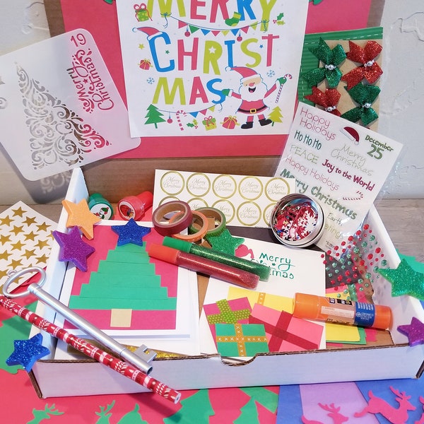 Christmas Card Making Kit Etsy