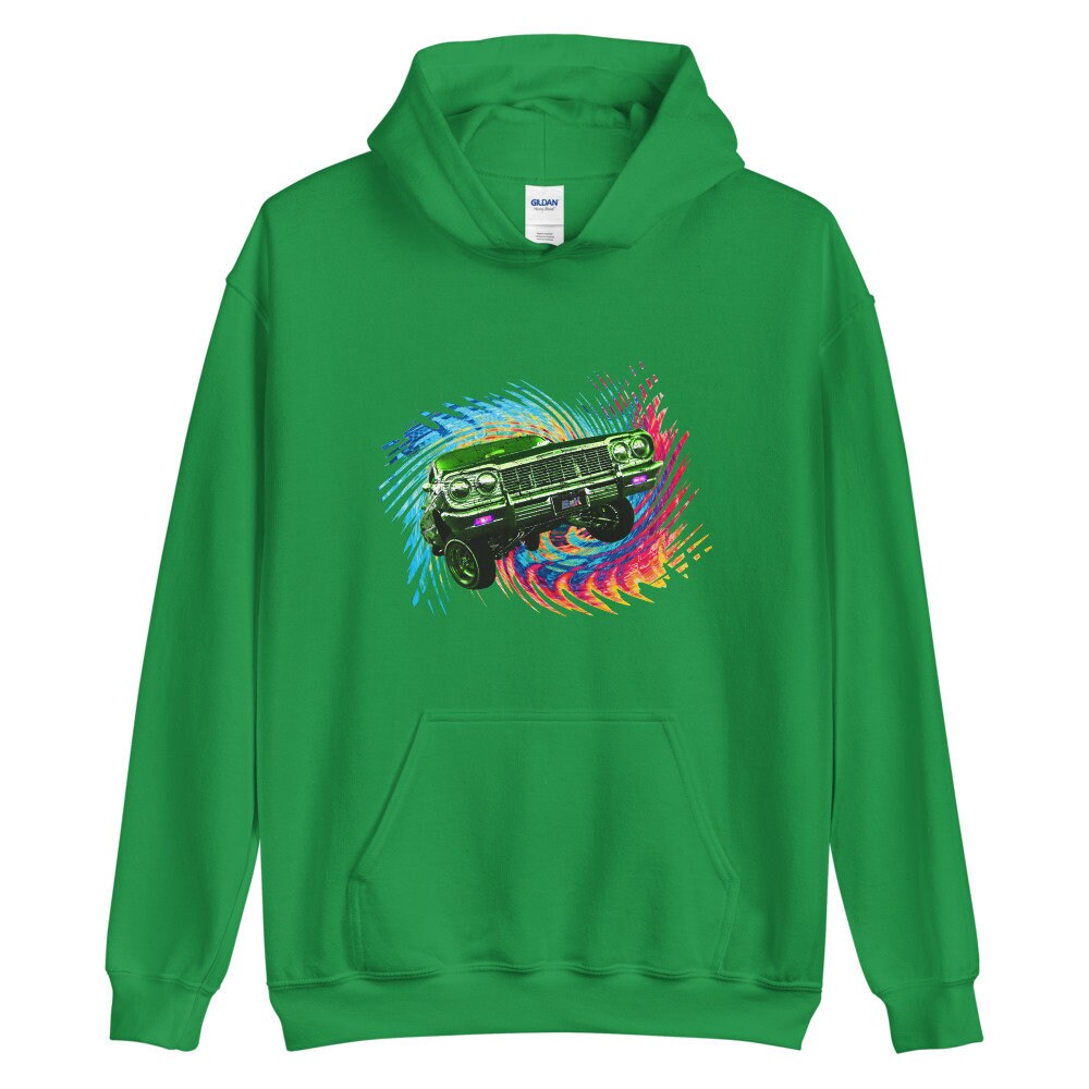 Vintage Auto Hoodie Old Car Hoodie Oldtimer Hoodie Neon Etsy
