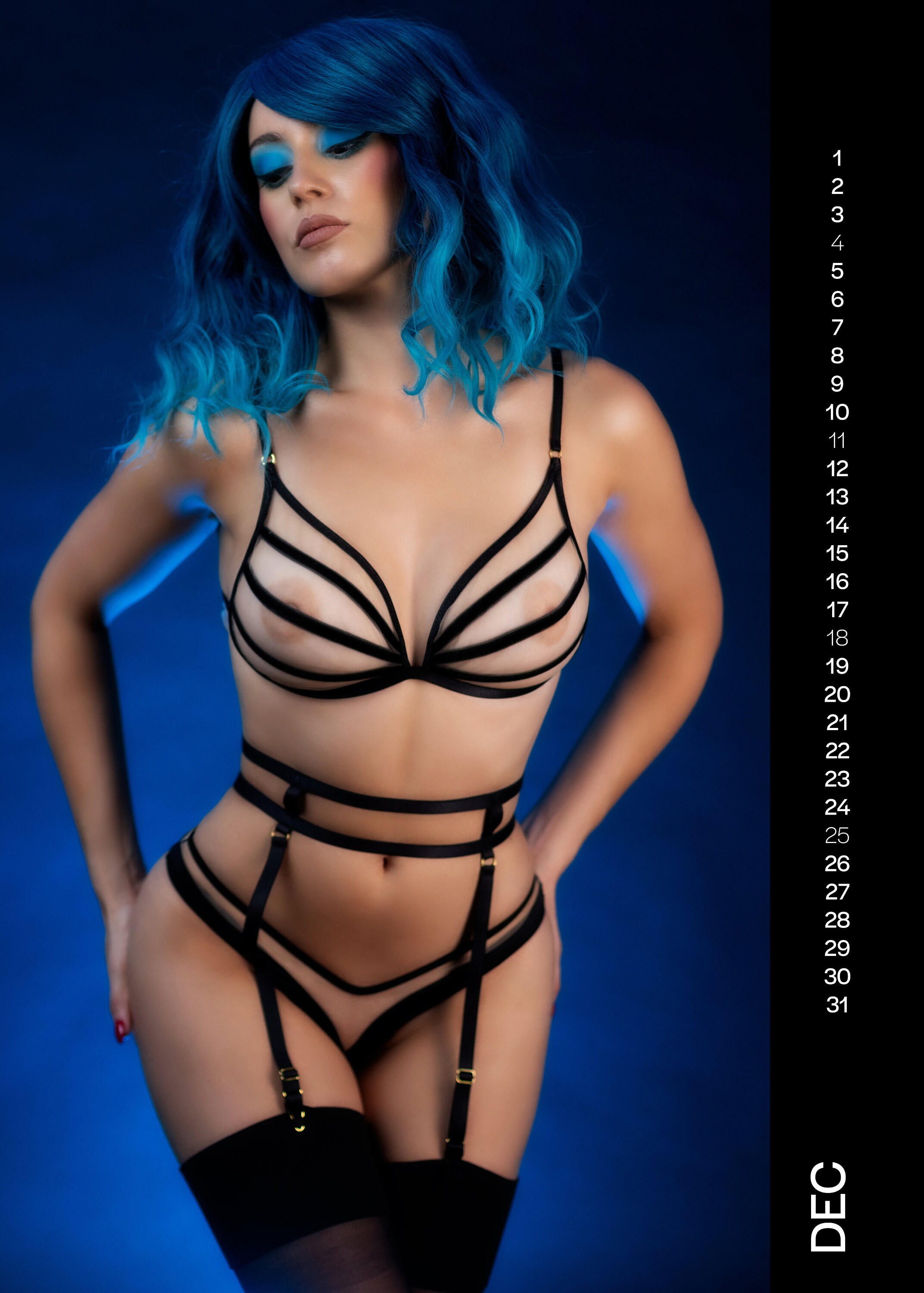 Anna Zapala 2022 Wall Calendar Lingerie US & CA - Etsy