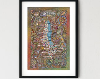 Map of Malawi by George Mkumbula