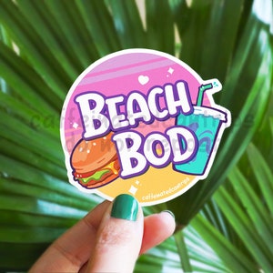 Beach Bod Sticker