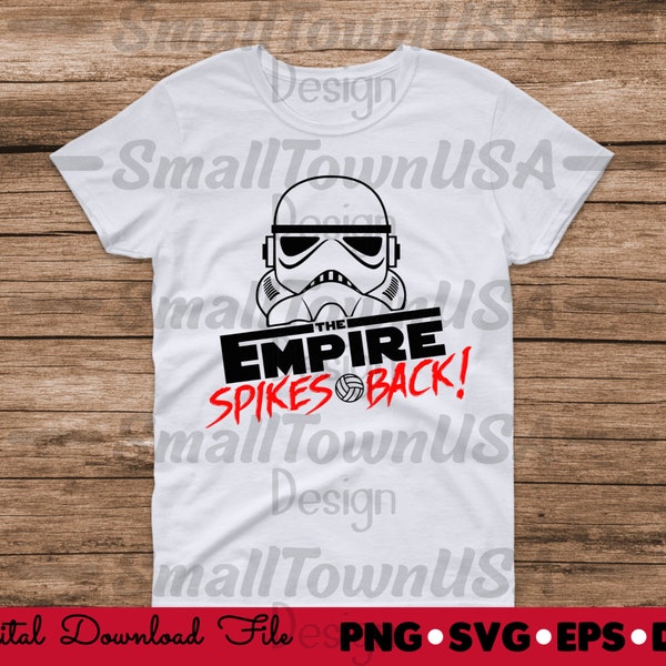 Empire Volleyball Digital File - Png, Svg, Eps, Dxf - Vinyl, Sublimation, and Screen Print Instant Download