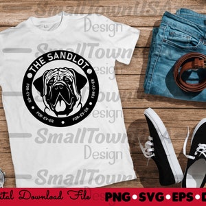 The Sandlot Digital File - Svg, Png, Dxf, Eps - Vinyl, Sublimation, and Screen Print File