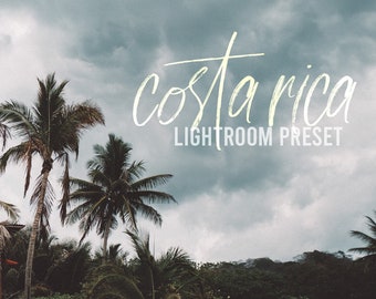 COSTA RICA - Mobile Lightroom Preset - Lifestyle Blogger Travel Instagram Presets