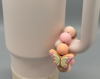 Silicone bead cup charms