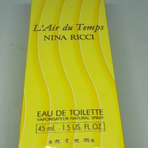 L'Air du Temps van Nina Ricci Eau de Toilette 45ml Spray Vintage Zeldzaam