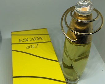 Escada Acte 2 Perfume Women 50ml Eau De Parfum Spray Vintage