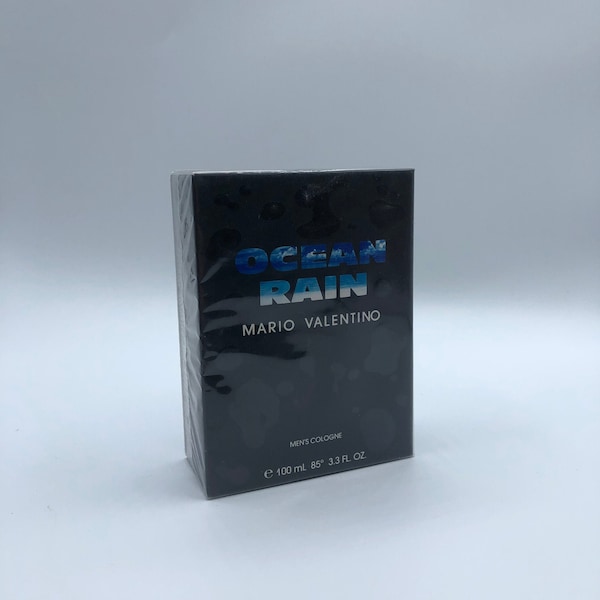 Ocean Rain by Mario Valentino 100ml Men's Cologne Vintage Rare