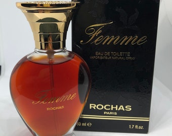 Femme vintage rochas | Etsy Vtg 1960's Parfum de Toilette Femme