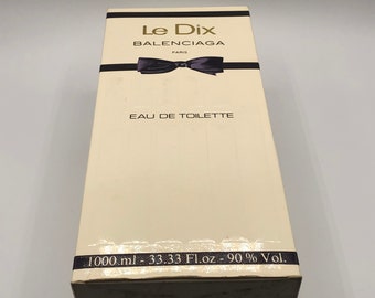 Le Dix by Balenciaga Eau de Toilette 1000ml Vintage Rare