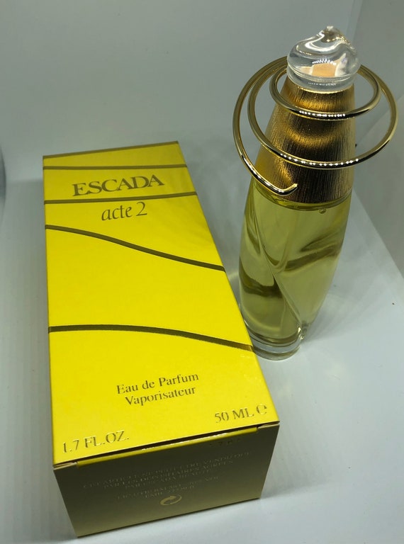Acte 2 by Escada Eau De Parfum Vintage Rare Spray Etsy