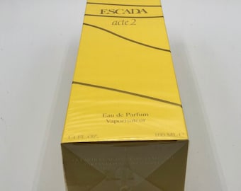 Escada Acte 2 Perfume Women 50ml Eau De Parfum Spray Vintage