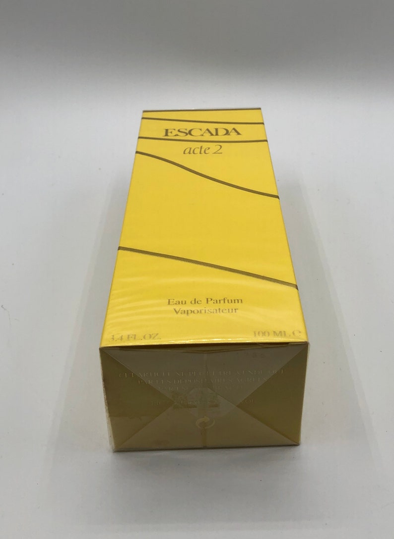 Acte 2 By Escada Eau De Parfum 100ml Spray Vintage Rare