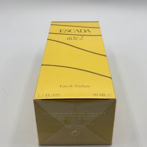 Acte 2 by Escada Eau de Parfum 50ml Vintage Rare