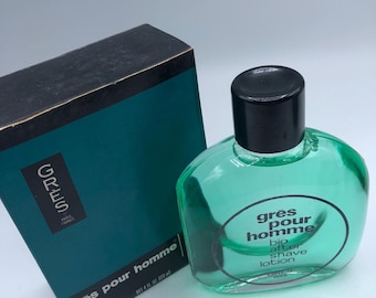 Gres Pour Homme by Grès Bio Aftershave 120ml Vintage - Etsy
