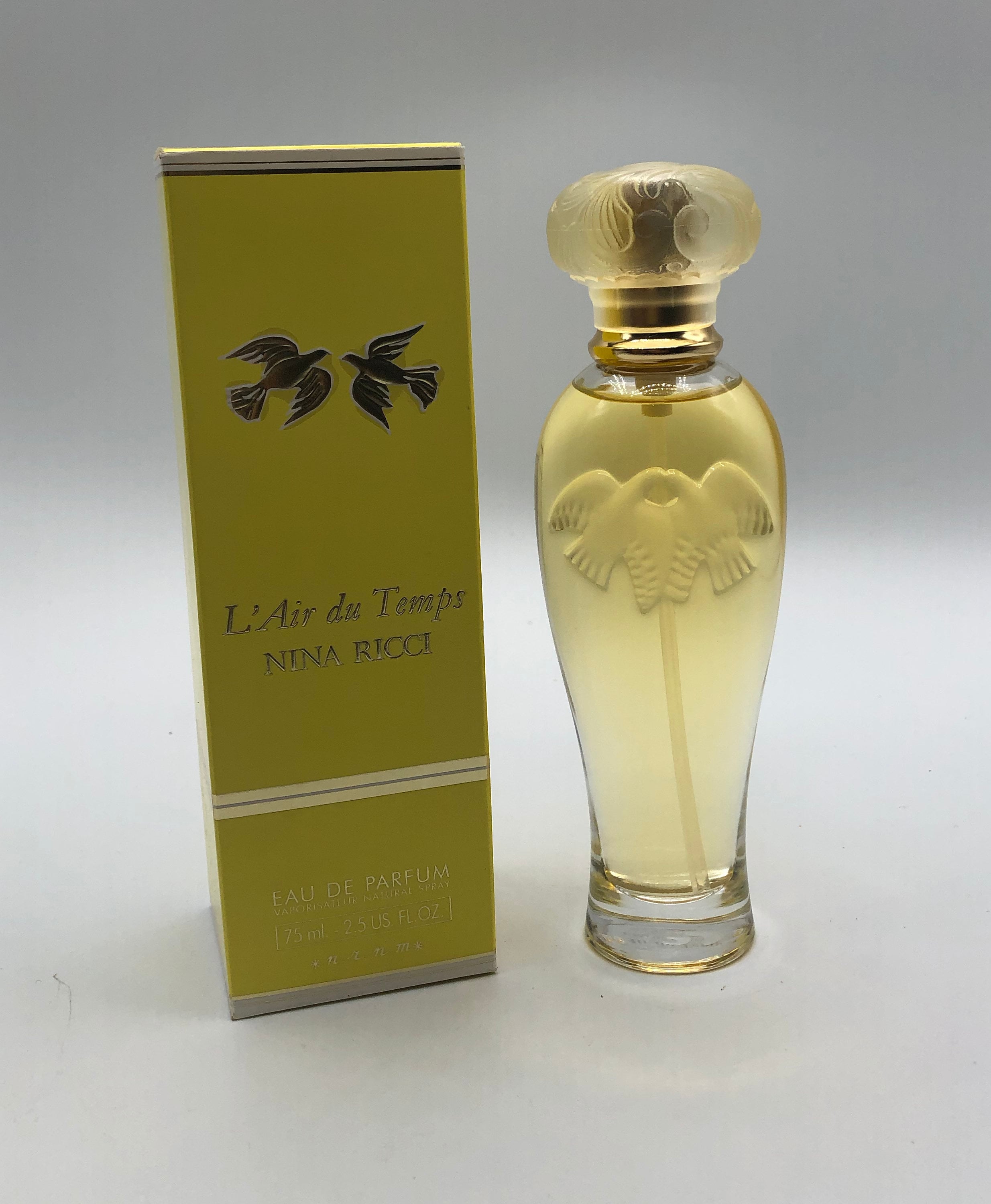 L'air Du Temps by Nina Ricci Eau De Parfum 75ml Vintage - Etsy