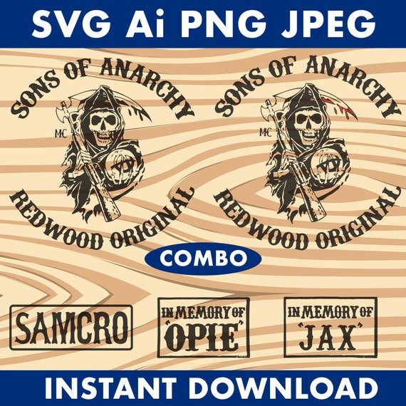 Download Sons Of Anarchy Redwood Original Svg Ai Png Jpeg Vector Image Etsy