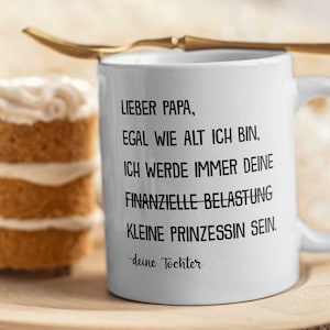 Vater Tochter Tasse Vatertag Geschenk Tochter Geschenk Vater Geburtstag Geschenk Vater Tasse Vatertagsgeschenk Papa Weihnachten Bild 1