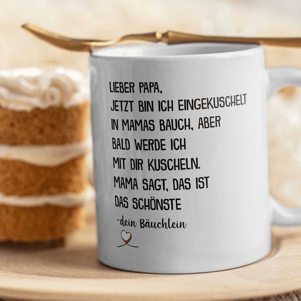 Werdender Vater Geschenk Werdender Papa Tasse Schwangerschaft Verkünden Du Wirst Papa Vater Werden Geschenk Vatertag Geburtstag