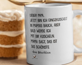 Werdender Vater Geschenk Werdender Papa Tasse Schwangerschaft Verkünden Du Wirst Papa Vater Werden Geschenk Vatertag Geburtstag