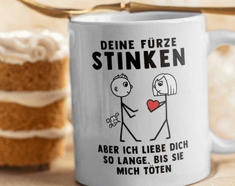 Geschenk-Idee für Sie/Ihn Jahrestag Valentinstag HDL Hab Dich Lieb Tasse