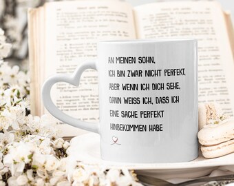 Sohn Geschenk zum 18. Geburtstag An Mein Kind Tasse Jungs Männer 30 Jahre Kaffeetasse von Eltern Mutter Vater an Sohnemann Spruch Liebe