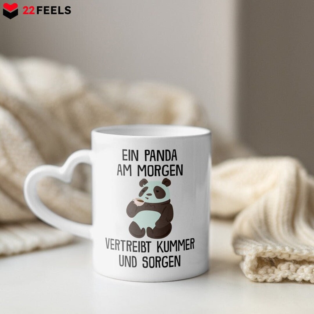 Panda Tasse Lustig Ses Tier Spruchtasse Geschenk Arbeitskollege Bro ...