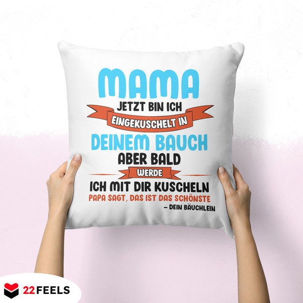 Werdende Mutter Geschenk Werdende Mama Kissen Schwangerschaft Verkünden Du Wirst Mama Kissen Mutter Werden Geschenk Muttertag Geburtstag