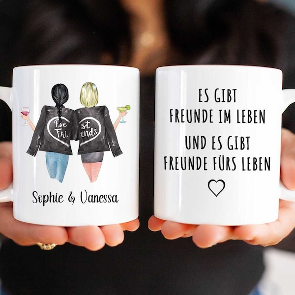 Personalisierbar Beste Freundin Tasse Beste Freundin Geschenk Tasse Personalisiert Freundin Geburtstag Freundinnen Geschenk Weihnachten