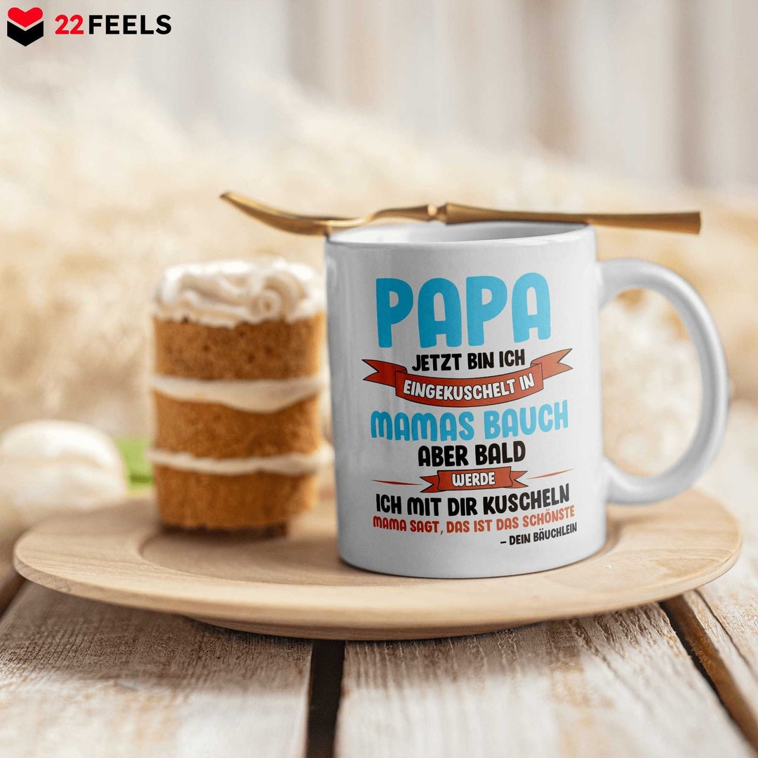 Werdender Vater Geschenk Werdender Papa Tasse Schwangerschaft Verkünden