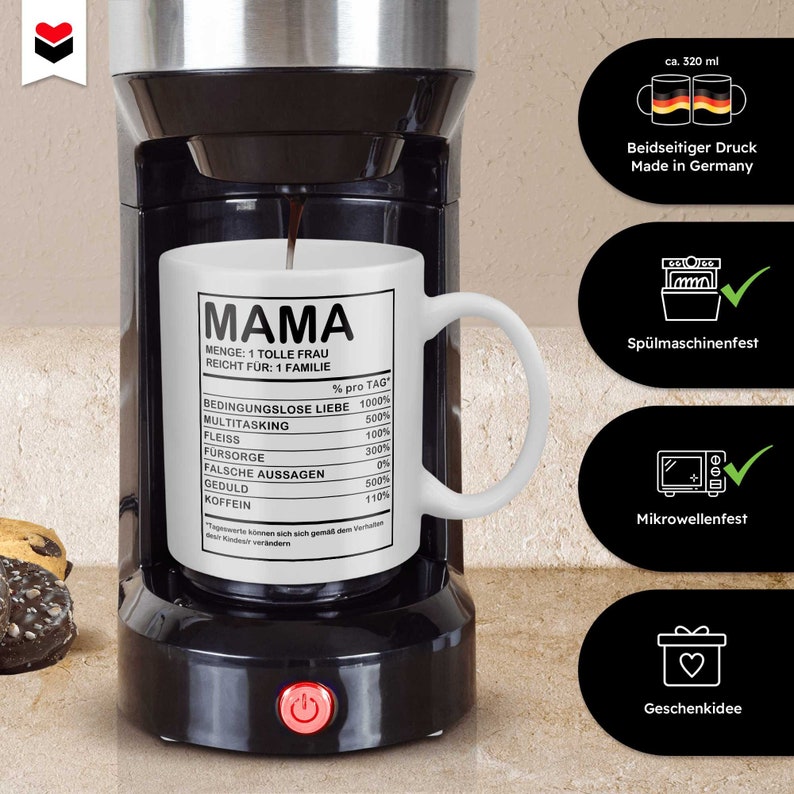 Mutter Tasse Muttertag Geschenk Mutter Geburtstag Geschenk Mama Tasse Muttertagsgeschenk Mutter Tochter Sohn Mami Mama Weihnachten Lustig