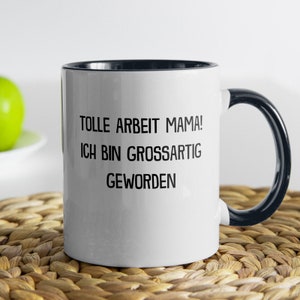 Mama Geschenk zum Muttertag, Mutter Tasse Geburtstag, von Tochter und Sohn, Weihnachten Geschenke für Frauen, Kaffetasse Tee Haferl