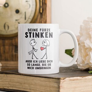 Jahrestag Geschenk Männer Hochzeitstag Tasse Freund Ehemann Valentinstag für Ihn Weihnachten Geburtstag Paar Kaffeetasse Haferl Lustig
