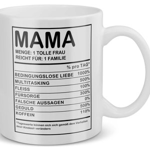Mutter Tasse Muttertag Geschenk Mutter Geburtstag Geschenk Mama Tasse Muttertagsgeschenk Mutter Tochter Sohn Mami Mama Weihnachten Lustig