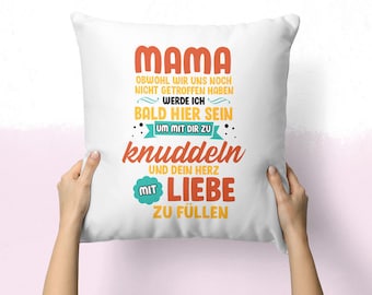 Werdende Mutter Geschenk Werdende Mama Kissen Schwangerschaft Verkünden Du Wirst Mama Kissen Mutter Werden Geschenk Muttertag Geburtstag