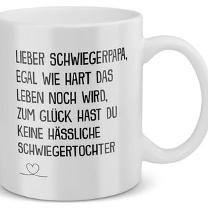 Schwiegervater Geschenk von Braut Schwiegertochter Schwiegerpapa Tasse