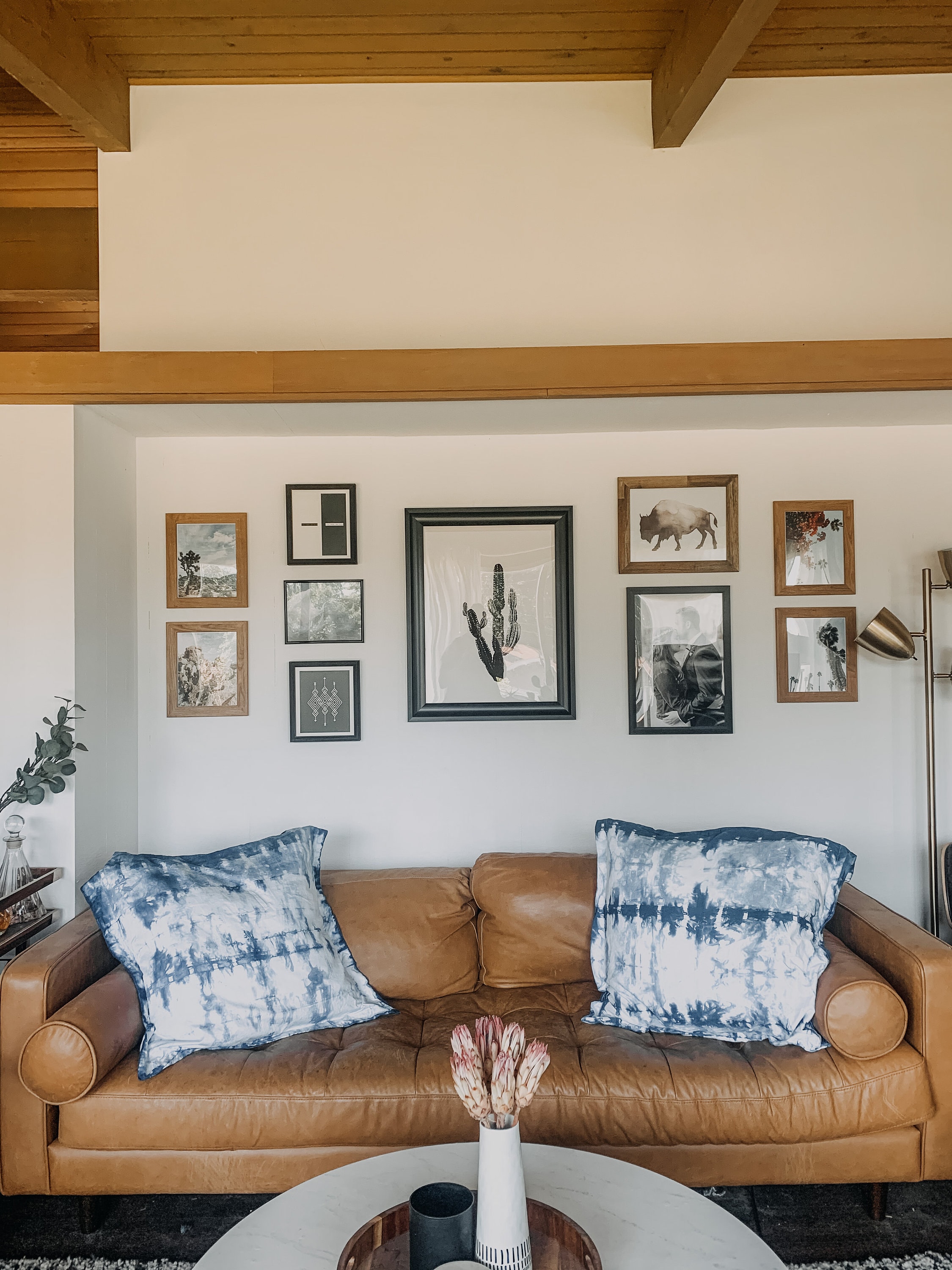 Indigo top pillow cases