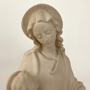 Art Nouveau / Deco XL "virgin Mary With Child Jesus" Statue - Religious ...