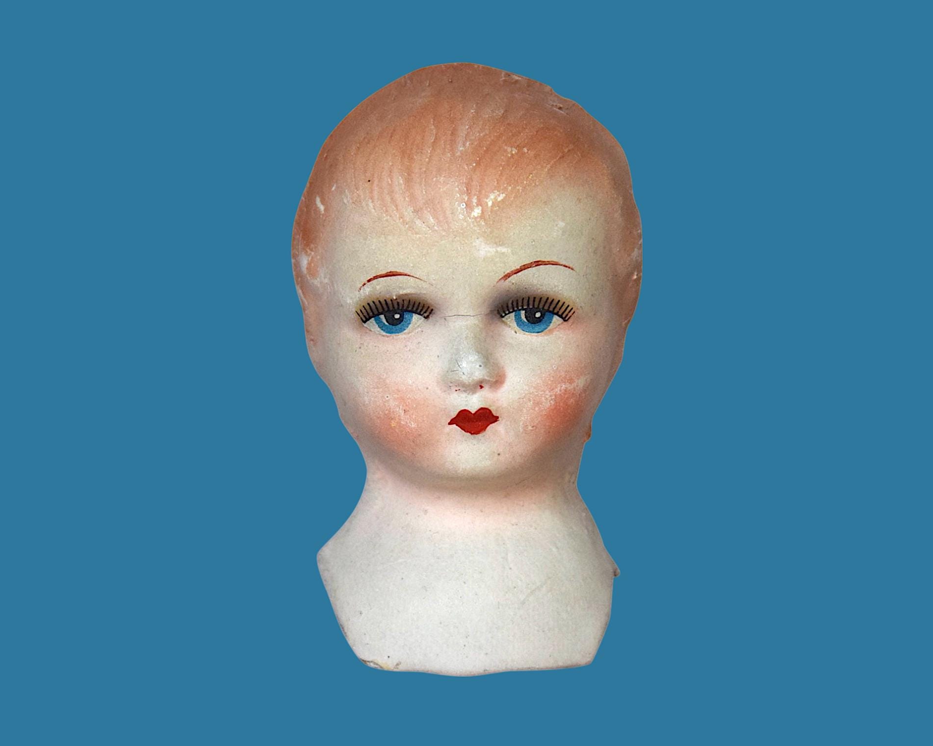 Antique Belgian unica Hand Painted papier Mache Doll Head Made in Belgium Marked 3.50 Inch 9 Cm Etsy UK