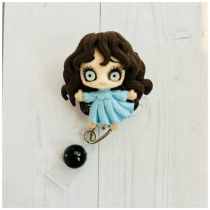 Scary possessed Exorcist girl badge reel