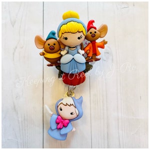 Cinderella themed badge reel