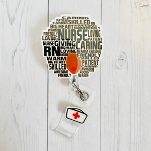 Black nurses matter, BLM African American BIPOC Nurse badge reel